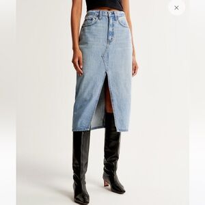 Abercrombie‎ and Fitch MIDI jean skirt